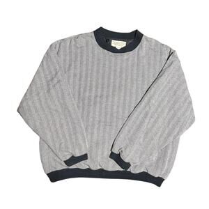 Ash City Men's outerwear Black & White Sweater xl